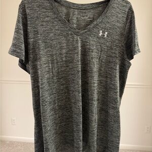 LG Women's Black V-Neck Short Sleeve Tee